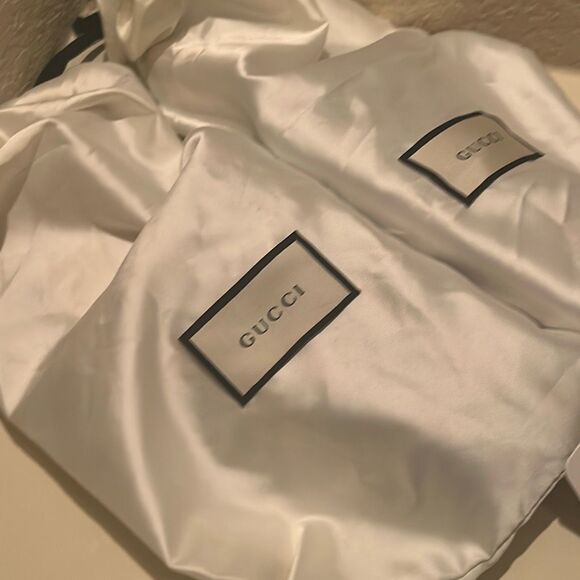 Gucci Men's Size 11.5 Princetown Mule Slides Blue Red Diamond Pattern Horsebit - Picture 13 of 13